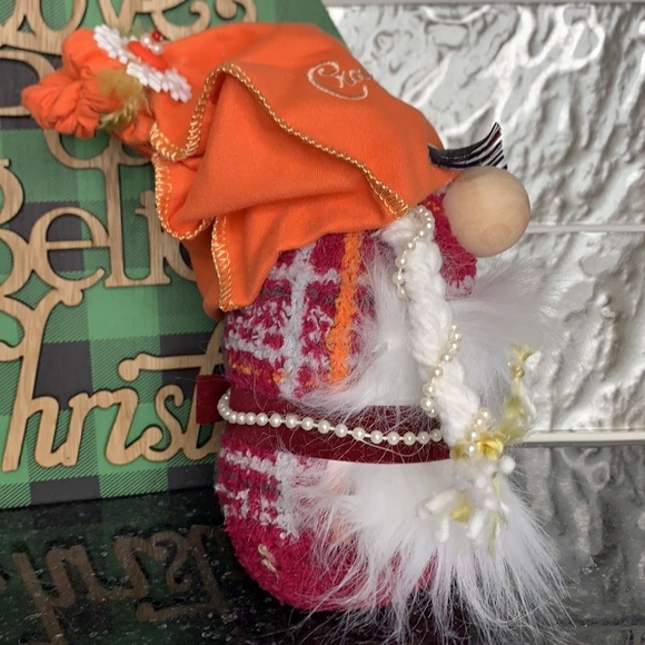 Holiday Fuzzy Sock Braided Gnome - Picture 6 of 11